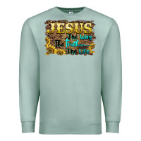Seafoam jesus the way the truth the life Premium Sweatshirt - BarkalooDesign