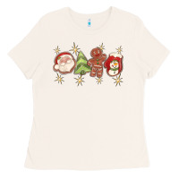 Bone Christmas gingerbread cookies Ladies Tee - texasbilliewilder