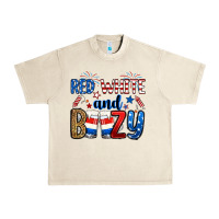 Sandshell red white and boozy Urban Heavy Tee - RanaPortraitStore