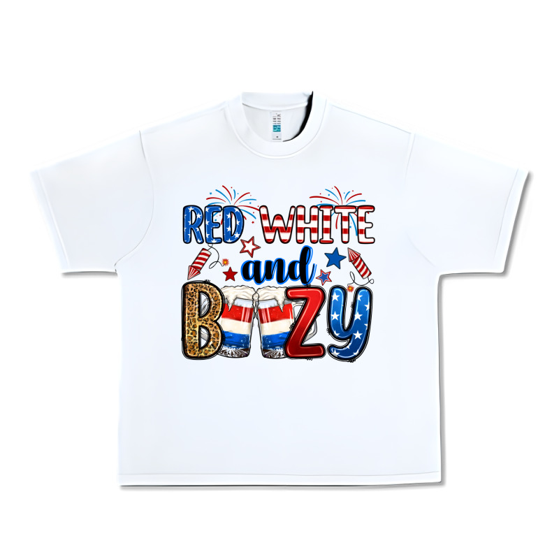 Red White And Boozy Urban Heavy Tee by RanaPortraitStore | Teevron