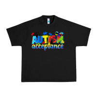 Black Autism acceptance Urban Heavy Tee - CowGirlArtShop