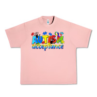 Salmon Autism acceptance Urban Heavy Tee - CowGirlArtShop