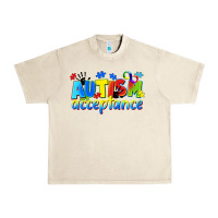 Sandshell Autism acceptance Urban Heavy Tee - CowGirlArtShop