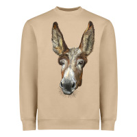 Mushroom american mammoth jackstock donkey  face Heavyweight Sweatshirt - LillyAllenDesigns