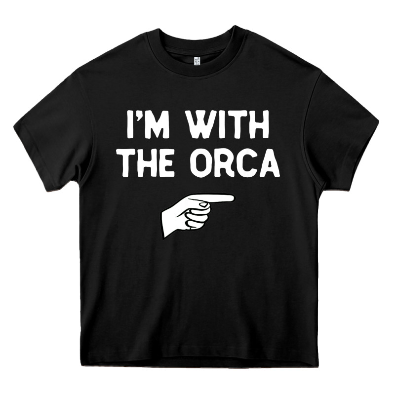 Im With The Orca Costume Halloween Matching Party Heavy Core Tee by longCreatives | Teevron