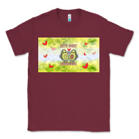 Burgundy let's just avocudde Classic Tee - TumblerDesignByShophia
