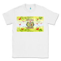 White let's just avocudde Classic Tee - TumblerDesignByShophia