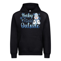 Black baby it's cold outside Urban Hoodie - AdoDesignShop