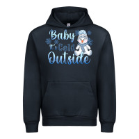 Navy baby it's cold outside Urban Hoodie - AdoDesignShop