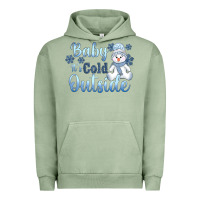 Pigment Oil Green baby it's cold outside Urban Hoodie - AdoDesignShop
