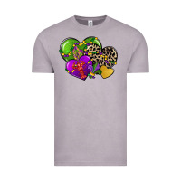 Vintage Zinc mardi gras hearts Vintage Tee - CowGirlArtShop