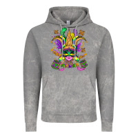 Cloud Rock mardi gras mask Vintage Hoodie - OliviaCreatesArt