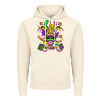 Vintage Artic mardi gras mask Vintage Hoodie - OliviaCreatesArt