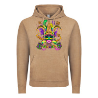 Vintage Coffee mardi gras mask Vintage Hoodie - OliviaCreatesArt