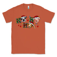 Copper Hohoho Christmas Cows Classic Tee - RanaPortraitStore