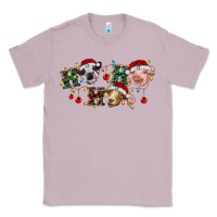 Lilac Hohoho Christmas Cows Classic Tee - RanaPortraitStore