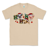 Mushroom Hohoho Christmas Cows Classic Tee - RanaPortraitStore