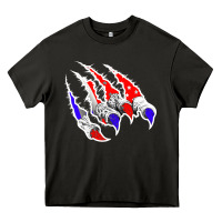 Asphalt American Flag Claw Heavy Core Tee - Bettercallsaul