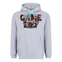 Heather Grey game day football Heavyweight Hoodie - BarkalooDesign