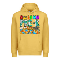 Antique Gold So Long Pre K Hello Summer Premium Hoodie - CowhideDigitalArt