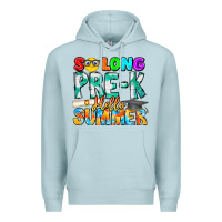 Blue Mist So Long Pre K Hello Summer Premium Hoodie - CowhideDigitalArt
