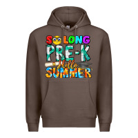 Coffee So Long Pre K Hello Summer Premium Hoodie - CowhideDigitalArt