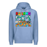 Colony Blue So Long Pre K Hello Summer Premium Hoodie - CowhideDigitalArt
