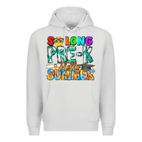 Dove Grey So Long Pre K Hello Summer Premium Hoodie - CowhideDigitalArt