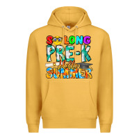 Mustard So Long Pre K Hello Summer Premium Hoodie - CowhideDigitalArt