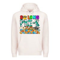 Pale Pink So Long Pre K Hello Summer Premium Hoodie - CowhideDigitalArt