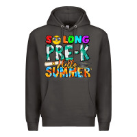 Smoke So Long Pre K Hello Summer Premium Hoodie - CowhideDigitalArt