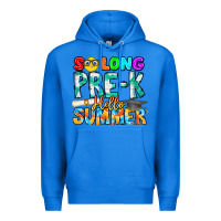 True Royal So Long Pre K Hello Summer Premium Hoodie - CowhideDigitalArt