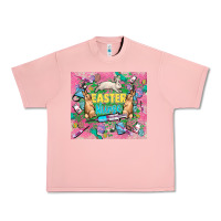 Salmon Easter Nurse Easter Day tumbler Urban Heavy Tee - HowdyJamesFarm