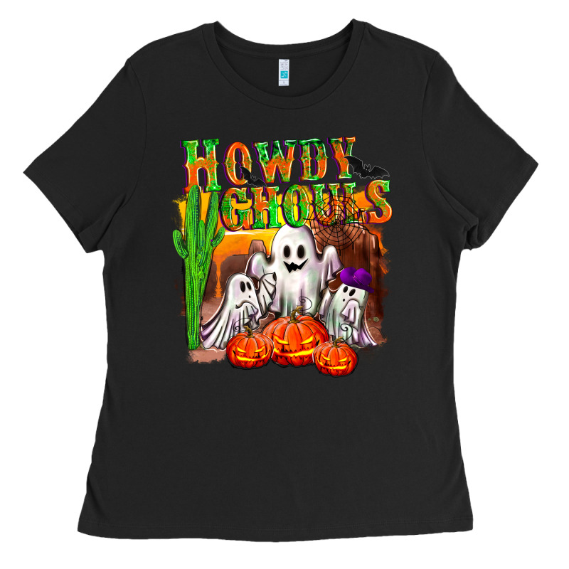 Howdy Ghouls Ladies Tee by NancyCooperArtShop | Teevron