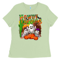 Matcha Howdy ghouls Ladies Tee - NancyCooperArtShop