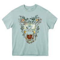 Arona Werewolf Face Lycan Gothic Horror Occult Scary Halloween Heavy Core Tee - longCreatives
