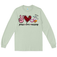 Matcha peace love nursing Long Sleeve Tee - Jasminsmagicworld