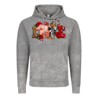 Cloud Rock love with pig olivia Vintage Hoodie - OliviaCreatesArt