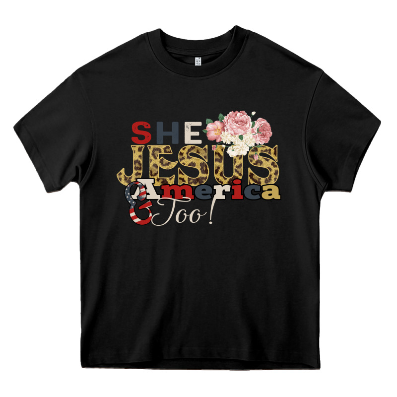She Jesus America Too Heavy Core Tee by Bettercallsaul | Teevron