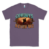 Lavender Cowboys never die Classic Tee - HowdyJamesFarm