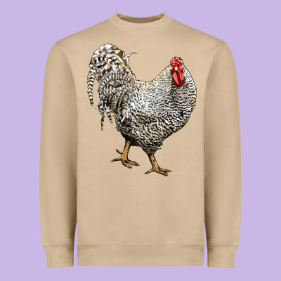 Dominique Rooster Heavyweight Sweatshirt Designed By Lillyallendesigns