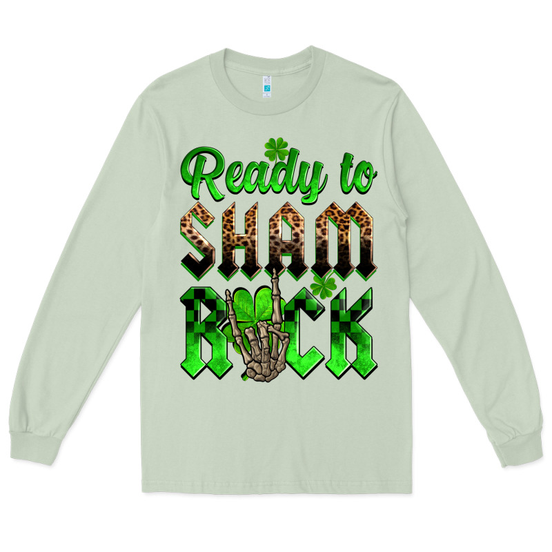 St. Patricks' Day Ready To Sham Rock Long Sleeve Tee by OliviaCreatesArt | Teevron