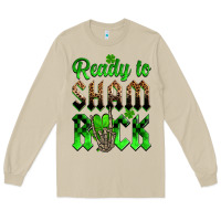 Mushroom St. Patricks' Day ready to sham rock Long Sleeve Tee - OliviaCreatesArt