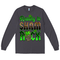 Smoke St. Patricks' Day ready to sham rock Long Sleeve Tee - OliviaCreatesArt