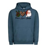 Pigment Midnight Navy peace love eagles royal blue Urban Hoodie - AdoDesignShop