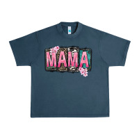 Midnight Navy Mama vibes Mother's Day Urban Heavy Tee - CowGirlArtShop