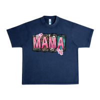 Navy Mama vibes Mother's Day Urban Heavy Tee - CowGirlArtShop