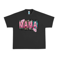 Pigment Black Mama vibes Mother's Day Urban Heavy Tee - CowGirlArtShop