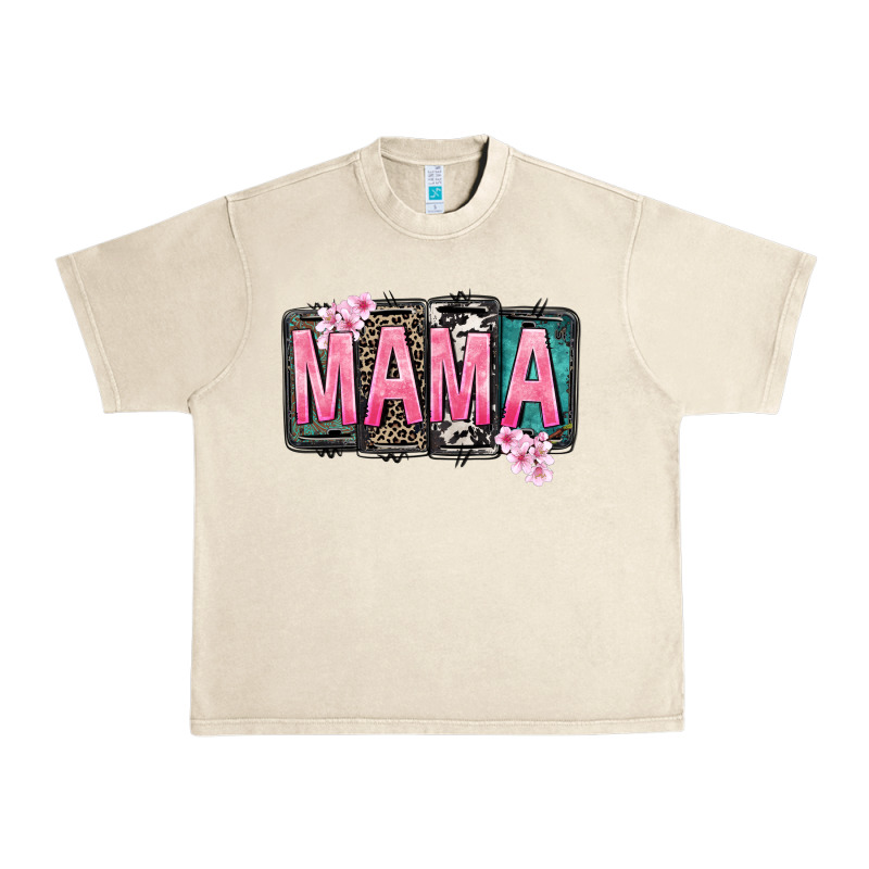 Mama Vibes Mother's Day Urban Heavy Tee by CowGirlArtShop | Teevron