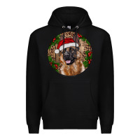 Black German Shepherd Christmas Premium Hoodie - RanaPortraitStore